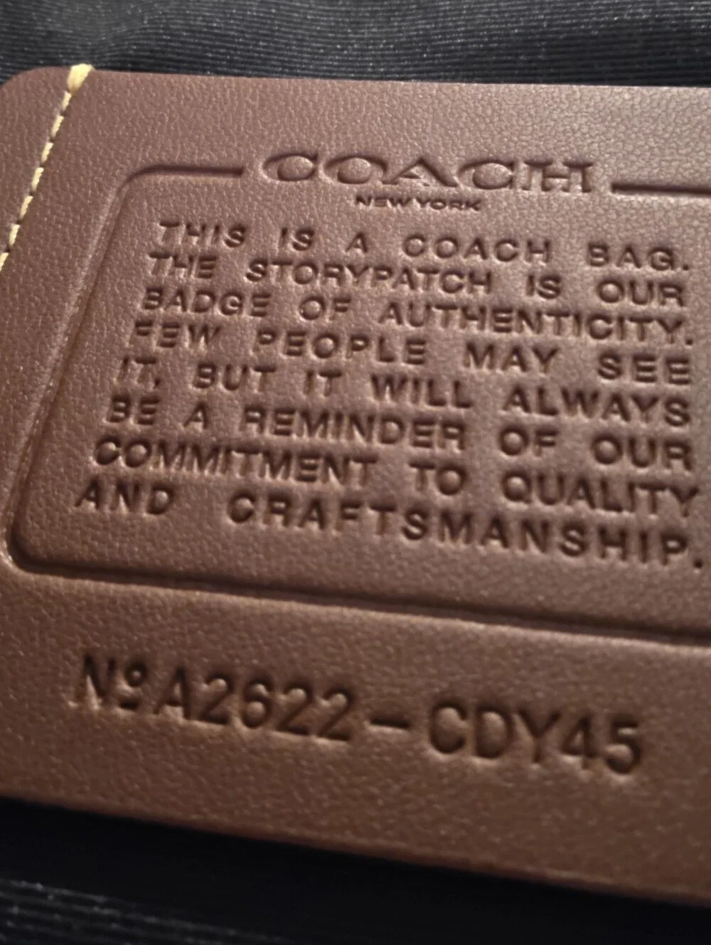 Coach Glazed Black Grayson Tote